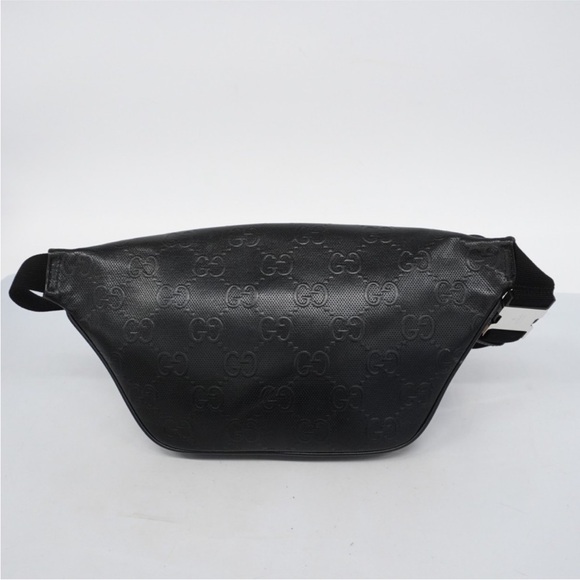 Men's Gucci Black Leather Waist Bag - Picture 10 of 11
